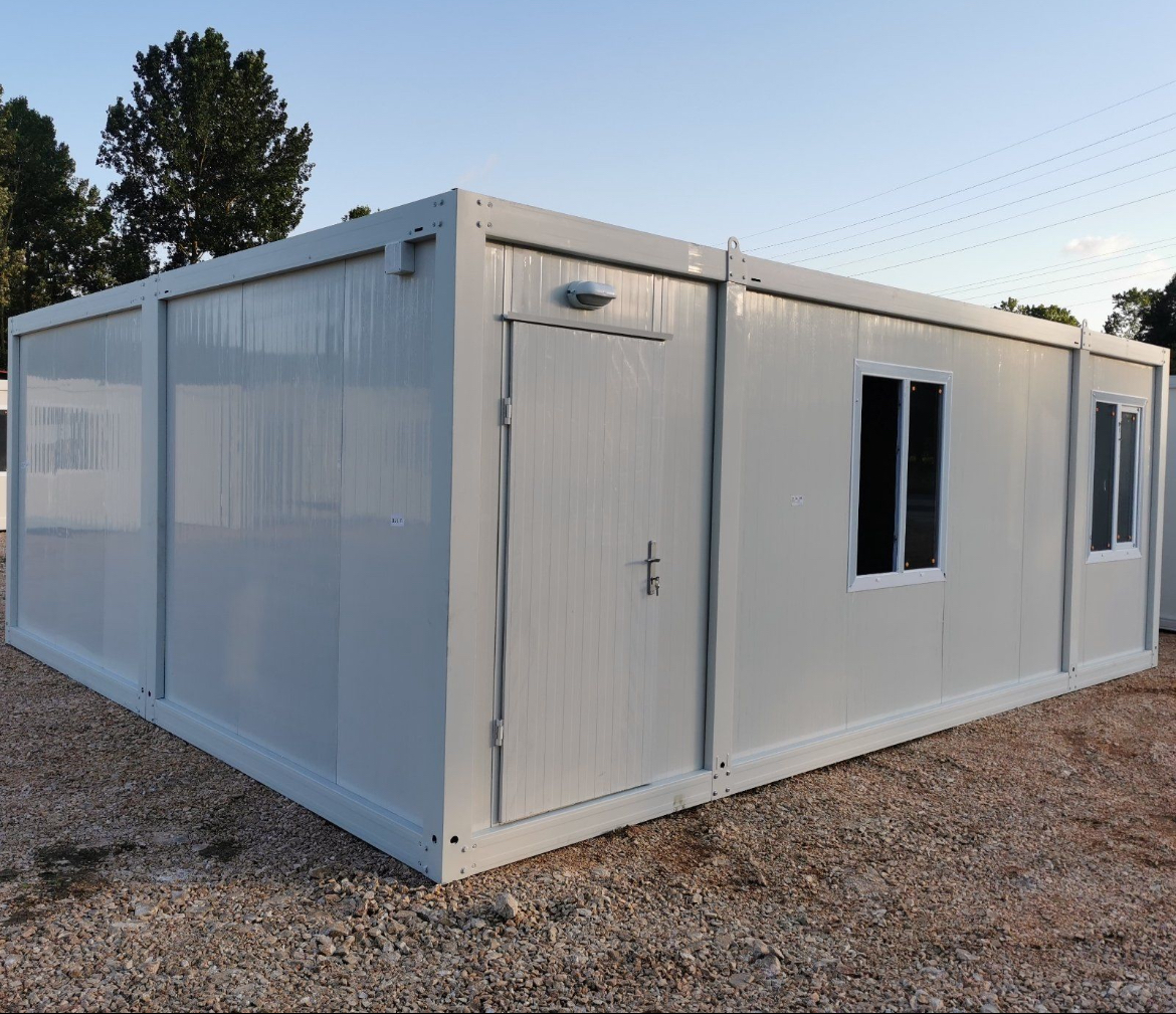 Apexus Anlage 480x600 Weiß | 28,8 m² Großes modulares Haus und Büro